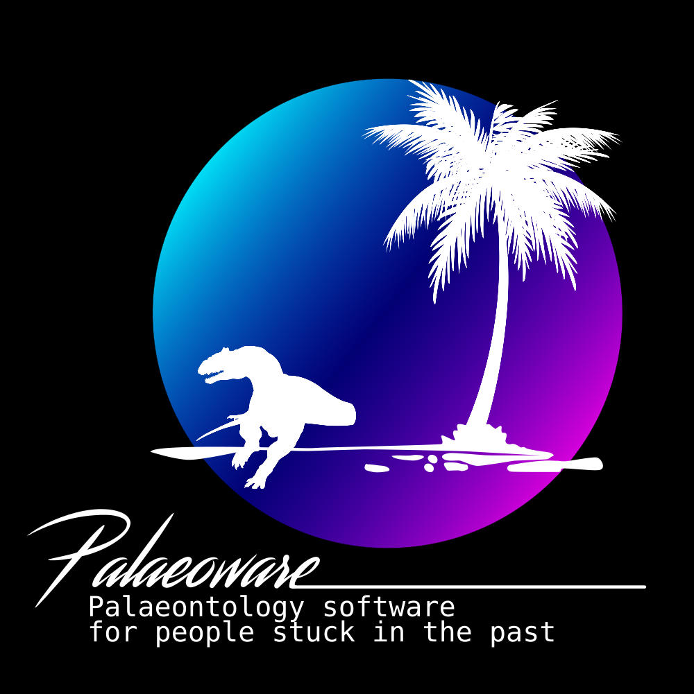 Palaeoware banner -  click to visit github page for software